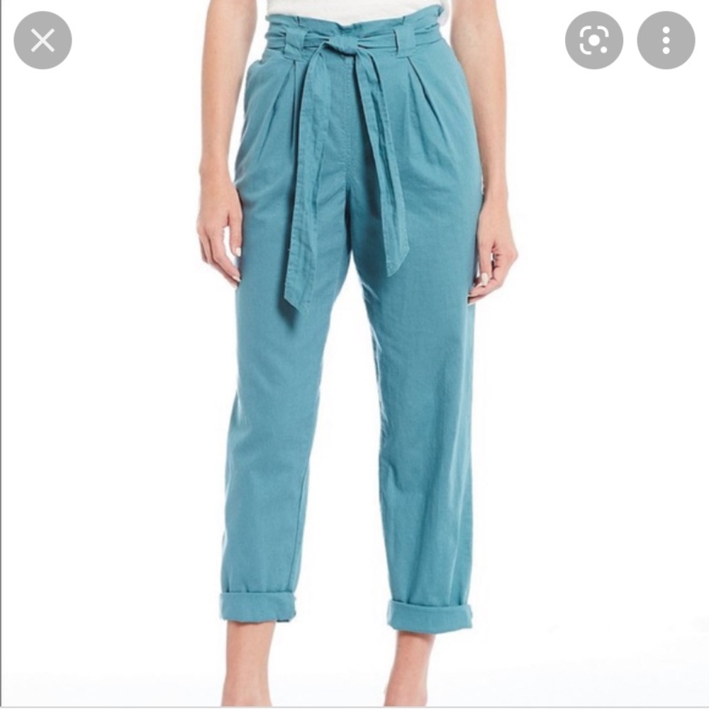 NWOT! Chelsea & Violet Twill Paperbag Pants